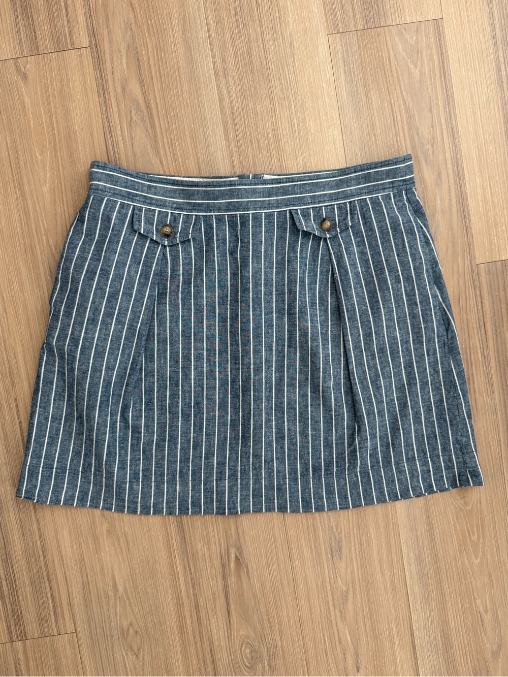 J. Crew Striped Skirt Pockets